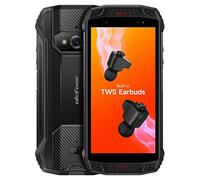 Ulefone Smartphone Rugged Armor 15 (Auricolari TWS Integrati), Android 12, Altoparlanti Stereo Doppi, 5.45'' HD+ IP68 Telefono Cellulare Impermeabile, Helio G35 6GB+128GB, 16MP+13MP+12MP,NFC FM Nero
