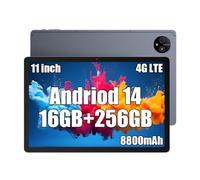 Ulefone Tablet Android 14 da 11" (WiFi+Cellular) A11 Pro, 16 GB di RAM + 256 GB di ROM MediaTek Helio G99 Octa-Core, batteria 8800 mAh, supporto BT5.2/GPS/NFC/4G LTE/WiFi/Widevine L1