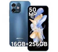 Ulefone Telefono cellulare Note 16 Pro senza contratto, 16 GB + 256 GB/SD 256 GB Android 13 Smartphone 4400 mAh con fotocamera da 50 MP Octa Core 6,52 pollici HD+ 5 GHz WiFi Dual SIM impronta digitale