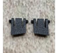ULEIVA 1 paio (2 pezzi) di piedini di ricambio per tastiera, nero compatibile con Corsair K63 K65 K70 K95, ricambio per tastiera, supporto per tastiera, piedi Keybord
