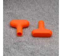 ULEIVA 2 chiavi a bussola di ricambio, colore arancione, compatibili con Schell Polar 2, per rubinetto esterno (arancione)