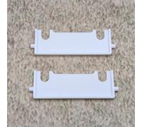 ULEIVA 2 pezzi di ricambio bianco compatibile con Geberit 240514001 adatto per piastra di azionamento Twinline