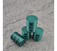 ULEIVA Botte per olio da 4 x 60 litri, verde metallizzato, compatibile con LGB Trur G 1:22,5, accessorio per ferrovia da giardino, colore a scelta (verde metallizzato)