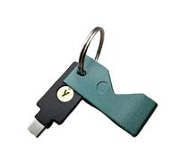 ULEIVA Case Cover Compatibile con Yubico Yubikey 5 NFC (USB-A)/ 5C NFC (USB-C) Custodia per chiavi di sicurezza Colore Scelta (Verde Metallico, 5C NFC (USB C))