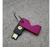 ULEIVA Case Cover Cover Compatibile con Yubico Yubikey 5 NFC (USB-A)/ 5C NFC (USB-C) Custodia per chiavi di sicurezza Colore Scelta (Viola 5 NFC (USB A))