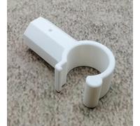 ULEIVA Gancio di ricambio per lucernario, bianco, compatibile con asta telescopica Velux, apertura finestra, asta di comando, gancio per asta (bianco)