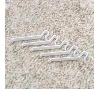 ULEIVA Molla di ricambio, 5 pezzi, colore bianco, compatibile con Geberit 813514001, piastra di azionamento