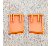ULEIVA Piedini di ricambio per tastiera, colore arancione, 1 paio (2 pezzi) compatibili con Logitech G213, ricambio per tastiera, supporto tastiera, tasti (arancione)