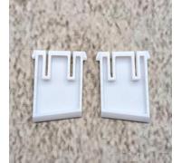 ULEIVA Piedini di ricambio per tastiera, colore bianco, 1 paio (2 pezzi) compatibili con Logitech G213, ricambio per tastiera, supporto tastiera, tasti (bianco)