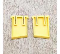 ULEIVA Piedini di ricambio per tastiera gialli, 1 paio (2 pezzi) compatibili con Logitech G213, ricambio per tastiera, supporto tastiera, tasti (giallo)