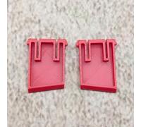 ULEIVA Piedini di ricambio per tastiera rossi, 1 paio (2 pezzi) compatibili con Logitech G213, ricambio per tastiera, supporto tastiera, tasti (rosso)
