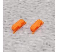 ULEIVA Pulsante di ricambio Power 2 X arancione compatibile con Garmin Edge 800/810 Power Button GPS Ciclismo computer di ricambio (arancione)