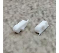 ULEIVA Pulsante di ricambio Power 2 X bianco compatibile con Garmin Edge 800/810 Power Button GPS, ricambio per computer da corsa, ricambio (bianco)