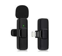 ULEMONDEE Microfono senza fili Bluetooth cellulare Mini microfono per registrazione video YouTubeStreaming/Vlog, riduzione del rumore (iOS con 1 mic)