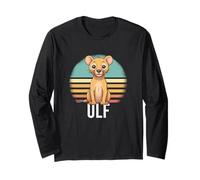 ULF - Nome Ragazzo Simpatico con Leone Carino Maglia a Manica