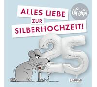 Uli Stein für Verliebte: Silberhochzeit: Geschenkbuch mit Cartoons und Sprüchen | Originelle Geldgeschenkverpackung mit Widmungsseite