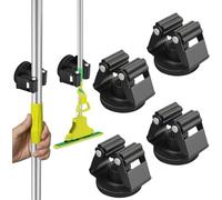 ULIBERMAGNET Porte - balai à balai à balai magnétique, porte - balai magnétique mobile robusto, anti - dérapant mural pratique de rangement porte - balai crochet de pelle pour garage, cuisine,jardin