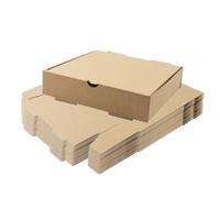 Ulifestar Scatole per pizza, Scatole per pizza in carta Kraft, Grande scatola per pizza in carta ondulata, scatole di cartone ondulato profondo, contenitori da asporto spessi, scatole da asporto