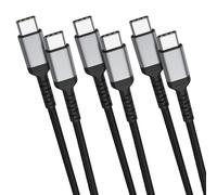 ULIFTUS Cavo USB C a USB C1M [3Pezzi], 60W Cavo Tipo C Ricarica Rapida Nylon Cavo PD USB C Intrecciato Cavetto Type-C per Samsung Galaxy S23 S22 S21 S20 S10 S9 Note 10 9 8, Pixel, Xiaomi