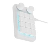 ULIJTH 12 tastiere meccaniche chiave programmabili di gioco con due manopole e RGBs che accendono il tipo cavo di C