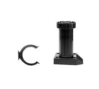 ULIJTH 4 gambe per la casa, con forte equilibrio, altezza regolabile, base antiscivolo, per cucina, bagno, per stabilità, multi superficie, gambe dell'armadio