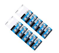 ULIJTH Batterie alcaline a bottone LR44 AG13 di potere di lunga durata 20/10Piece per il piccolo giocattolo di entrata senza chiave elettronica