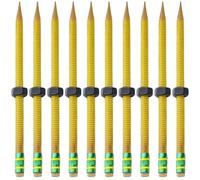 ULIJTH Discreets, strumento di scrittura sensoriale per alleviare lo stress, matita in legno filettata rinforzata con dado girevole, strumento di scrittura per bambini