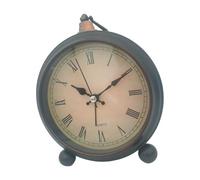 ULIJTH Operazioni silenziose 5 "Sveglia Con Alloggiamento In Metallo Vintage A Batteria Comodini Luce Notturna Per Home Office Home Decors Orologio Antico