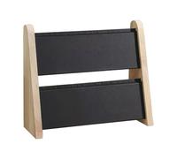 ULIJTH Organizer versatile per collane a doppio strato in legno adatto per mercati e spettacoli dal vivo