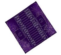 ULIJTH Premiums Velvets Tarocchi Tovaglia di varie dimensioni Mistica Resistente allo sbiadimento Lavabile Accessorio Gioco da Tavolo Velluti Morbidi Divinazione Tovaglia