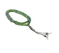 ULIJTH Semplice Rosario 99 Cristallo Perline Stringhe Bracciali Per Le Donne Regali Unisex Moda Gioielli Religiosi Preghiera Perline Per Gli Uomini Rosario Per Stringa, Misura unica, come descritto