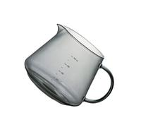 ULIJTH Server da caffè in vetro 500/600 ml tè ghiacciati acqua bevande versano sopra gocciolatore con filtro scala gocciolatore creatore cucina Drinkware
