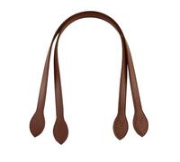 ULIJTH Set di 2 tracolle in pelle artificiale per una facile lavorazione e maniglia della borsa, accessori di ricambio in pelle artificiale, Caff chiaro