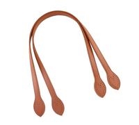 ULIJTH Set di 2 tracolle in pelle artificiale per una facile lavorazione e maniglia della borsa, accessori di ricambio in pelle artificiale, Giallo