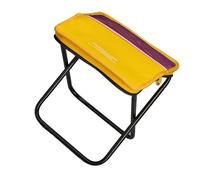 ULIJTH Sgabello pieghevole salvaspazio in lega di alluminio sottile trasportabile per attività all'aperto Escursioni zaino in spalla sgabello piegante