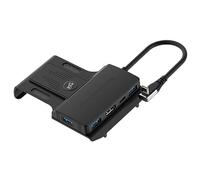 ULIJTH Supporto Dock Portatile 5 In 1 Docking Station USB C Hub Con 4K@60Hz HDMIcompatible 100W PD Porte Compatibile Per SteamDeck