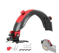 ulip Parafango posteriore in metallo per Segway Max G30 G30P G30LP G30D, robusto, stabile, durevole, risolve il problema della facile rottura dei parafanghi in plastica, grigio rosso