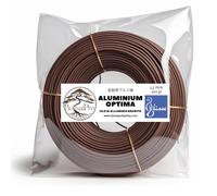 ULISSE® BonsaiPro Aluminium Optima - Filo per Bonsai Brunito - Modellabile e Resistente - Vari Diametri - 500g - per Modellare e Correggere la Forma dei Rami - Attrezzi Bonsai Professionali (1,5 mm)