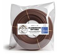 ULISSE® BonsaiPro Aluminium Optima - Filo per Bonsai Brunito - Modellabile e Resistente - Vari Diametri - 500g - per Modellare e Correggere la Forma dei Rami - Attrezzi Bonsai Professionali (2 mm)
