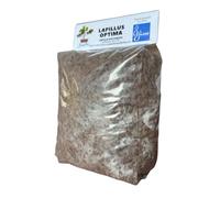 Ulisse® BonsaiPro Lapillus Optima Lapillo Vulcanico Rosso, Terriccio per Bonsai, Pacciamatura, Substrato per Piante Ornamentali, Piante Grasse e Bonsai, Granulometria Grossa (3 litri)