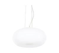 Lampadari E Sospensioni Ulisse Vetro Bianco 3 Luci E27 D42Cm