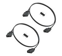 Uliwamowi 3 Pezzi ARGB 30cm Derivazione Cavo, ARGB Splitter Cavo 5V 3Pin con 3P Connettore per Striscia LED 5050 3528 e Ventola RGB, Compatibile con Controller ARGB 5V