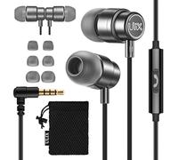 UliX RIDER Auricolari In-Ear Cuffie, Cuffiette con Filo e Microfono, Garanzia di 5 anni, Extra-Resistenti Dynamic Driver a 48 Ω, Audio Cristallino e Bassi Intensi, per iPhone, iPad, Samsung, Gaming