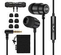 UliX RIDER Auricolari In-Ear Cuffie, Cuffiette con Filo e Microfono, Garanzia di 5 anni, Extra-Resistenti Dynamic Driver a 48 Ω, Audio Cristallino e Bassi Intensi, per iPhone, iPad, Samsung, Gaming