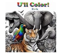 Ull Color! | Black and White Coloring Book with 96 Amazing Owls Drawings: Relax and Awaken your Creativity. Improve Your Attention and Concentration.