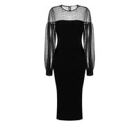 Ulla Johnson - Abito Midi Elegante Nero Fa230719 - - Dresses - Donna - Nero - L