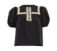 Ulla Johnson - Lia Puff Sleeve Top - - Blouses & Shirts - Donna - Nero - M