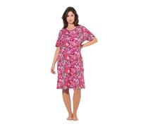 Ulla Popken 2pcs, Bigshirt, Paradise Garden Camicie da Notte, Melanzana, 50-52 Donna