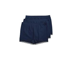 Ulla Popken 3pcs PantyLaceband UnderwearBlu Notte62-64 Donna