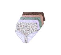 Ulla Popken 5er-Pack, Maxi Slips, Paisley Passions Mutande, Multicolore, 54-56 Donna